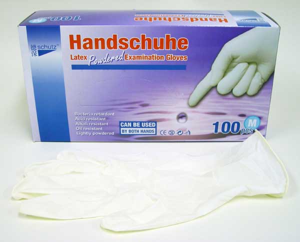 Handschuhe – Disposable Latex Examination Glove